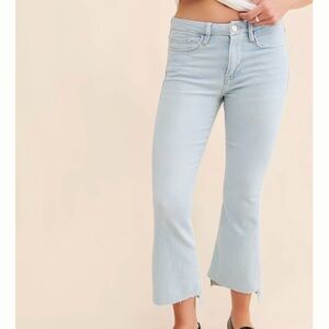 Frame Denim Light Blue Flare Jeans.